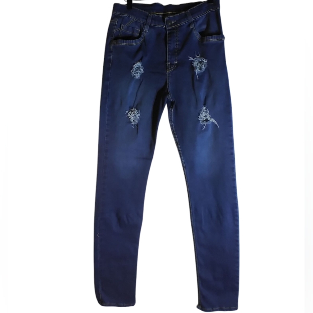 Boss Denim Jeans Theo's Mens 32 Distressed Western Streatwear
